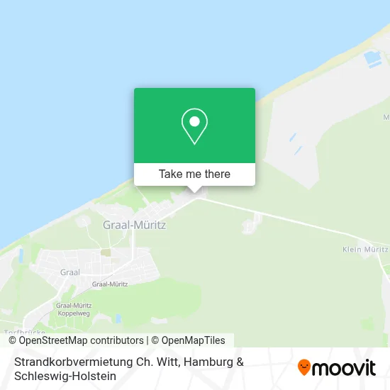 Strandkorbvermietung Ch. Witt map