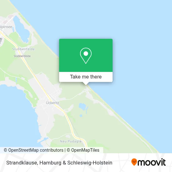 Strandklause map
