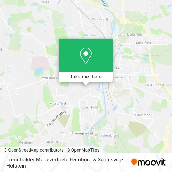 Trendholder Modevertrieb map