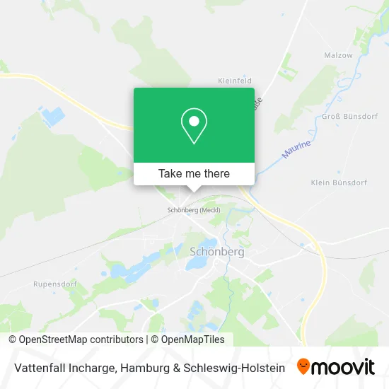 Vattenfall Incharge map