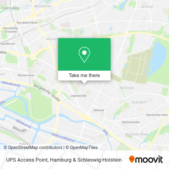 Ups Access Point map