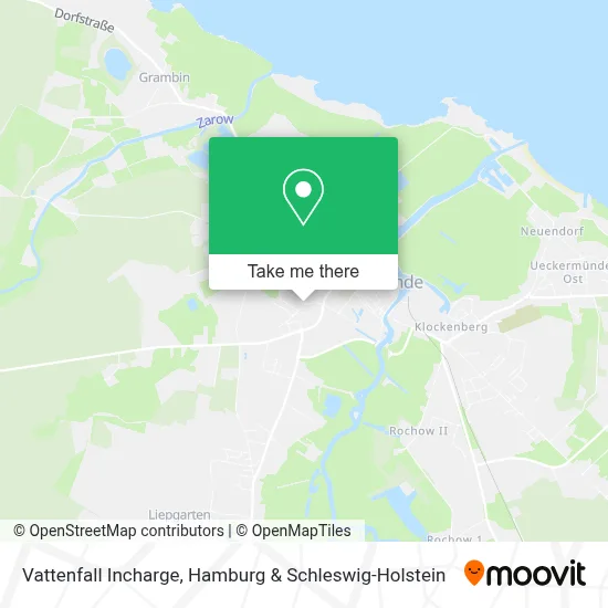 Vattenfall Incharge map