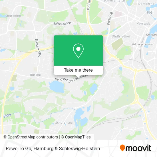 Rewe To Go map