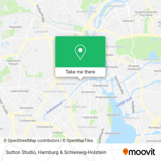 Sutton Studio map