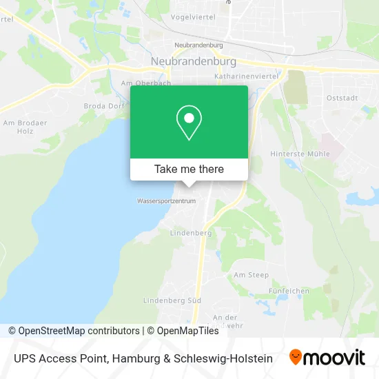 Ups Access Point map