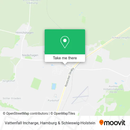 Vattenfall Incharge map