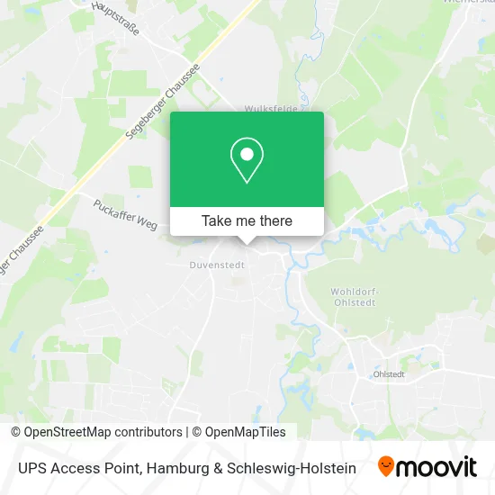 Ups Access Point map