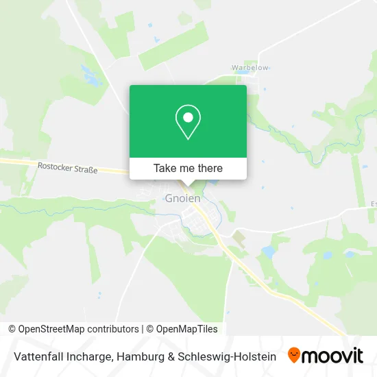 Vattenfall Incharge map