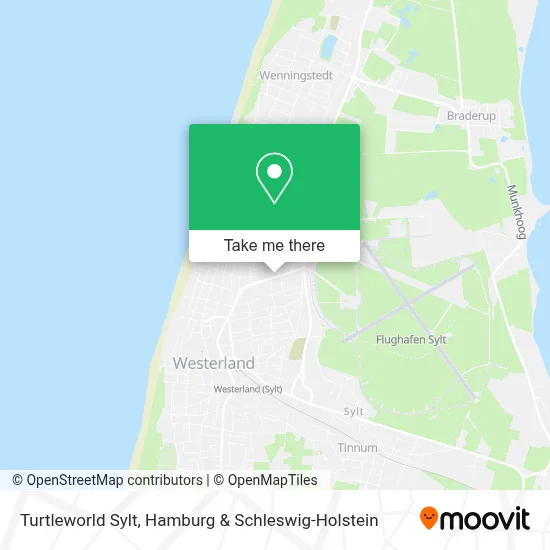 Turtleworld Sylt map