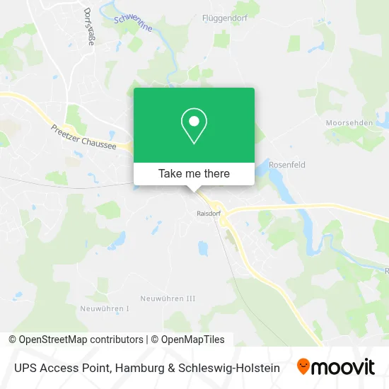 Ups Access Point map