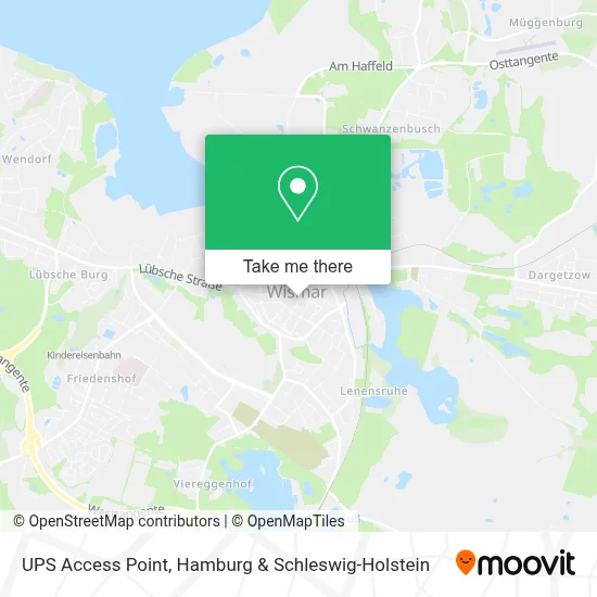 Ups Access Point map