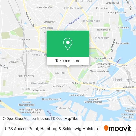 Ups Access Point map