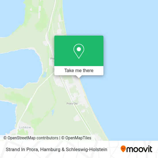Strand In Prora map