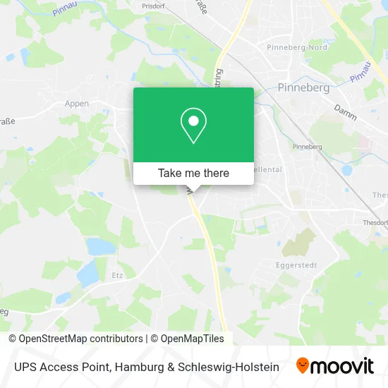 Ups Access Point map