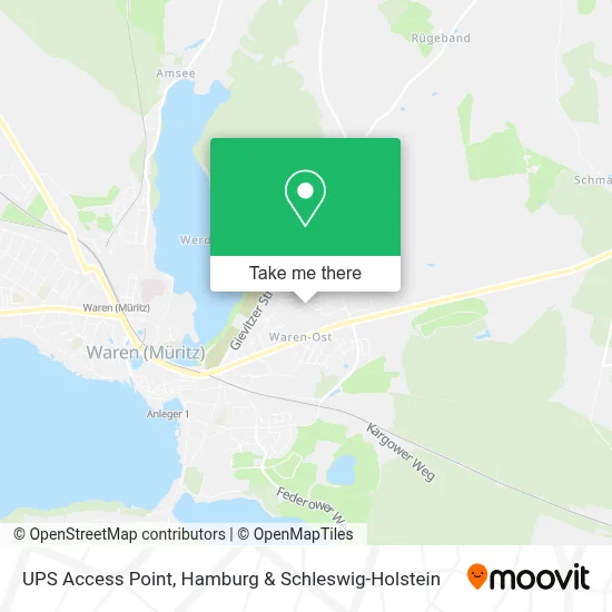 Ups Access Point map