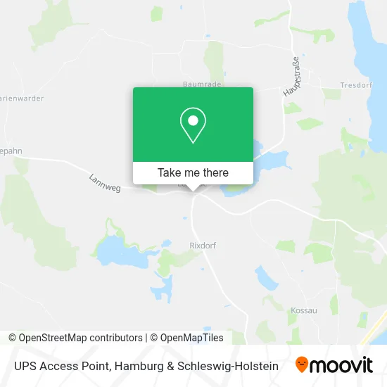 Ups Access Point map