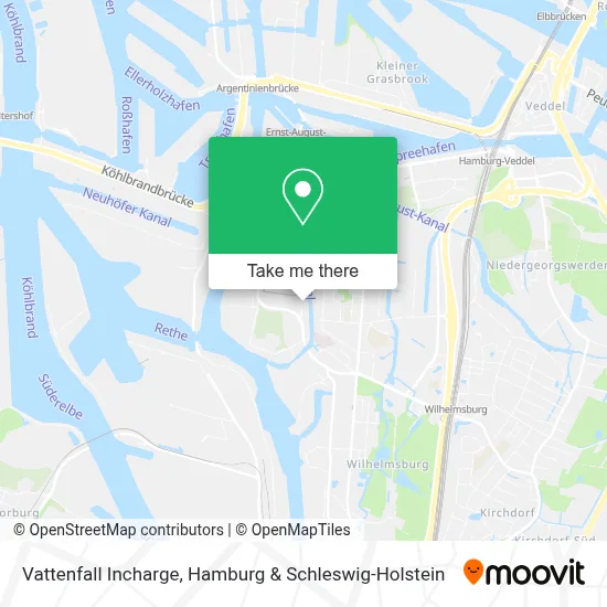 Vattenfall Incharge map