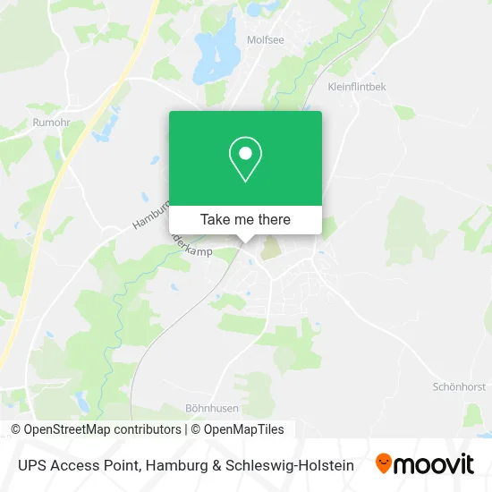 Ups Access Point map