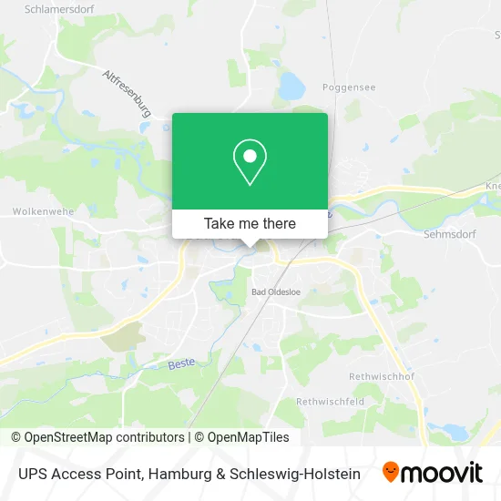 Ups Access Point map