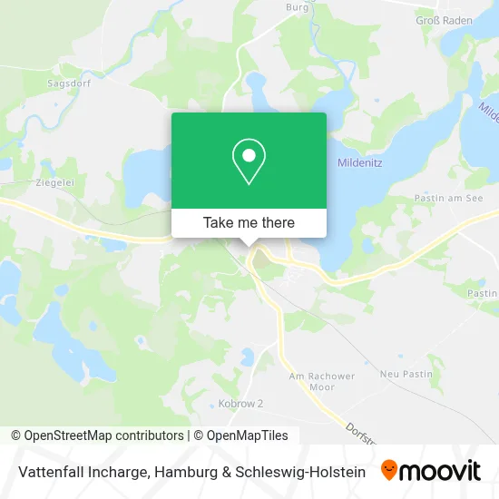 Vattenfall Incharge map