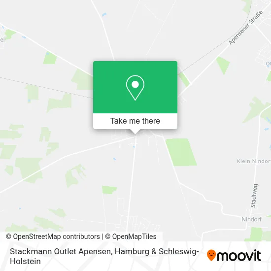 Stackmann Outlet Apensen map