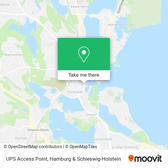 Ups Access Point map