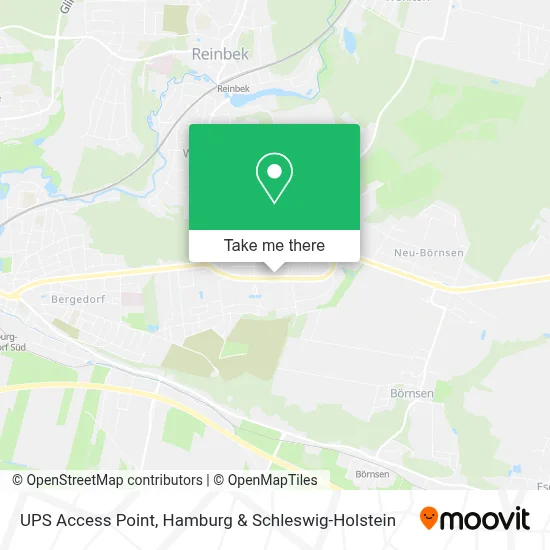 Ups Access Point map