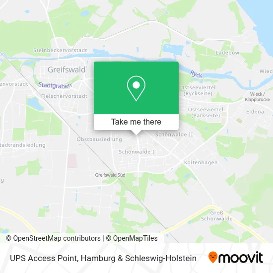 Ups Access Point map