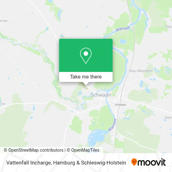 Vattenfall Incharge map
