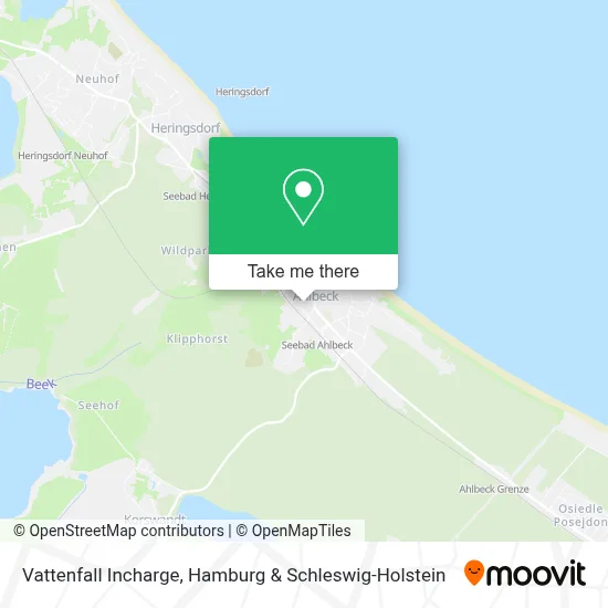 Vattenfall Incharge map