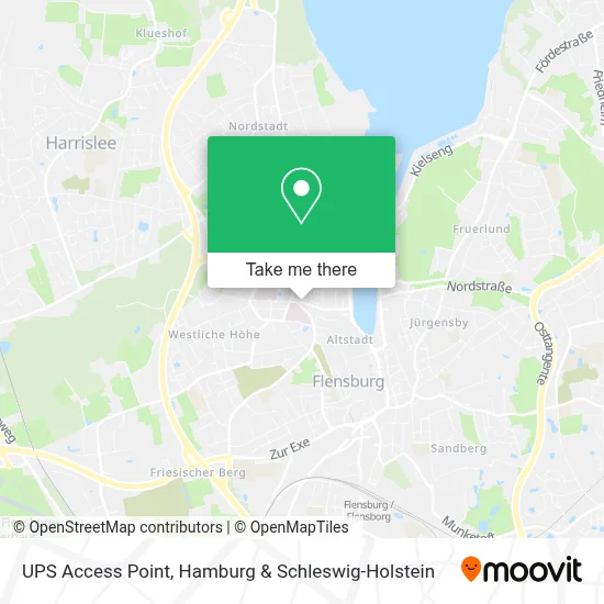 Ups Access Point map