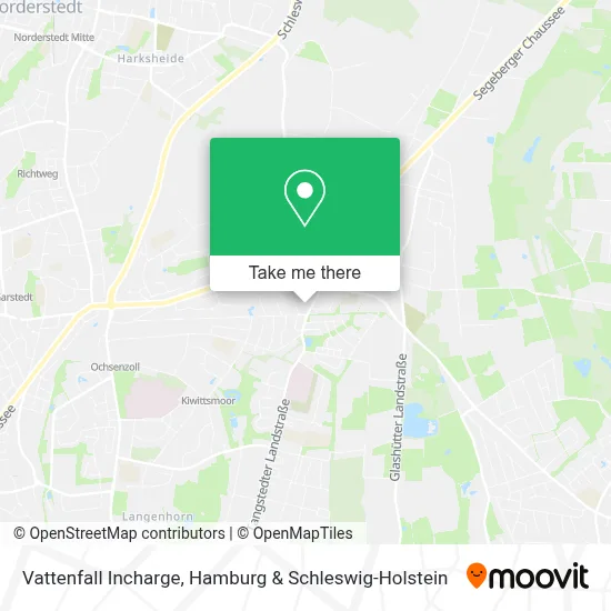 Vattenfall Incharge map