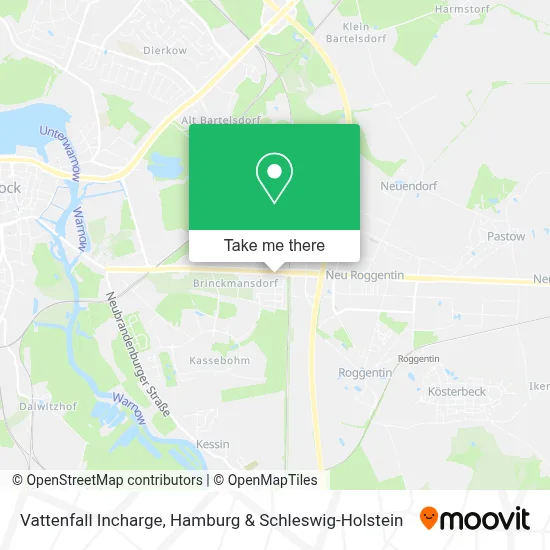 Vattenfall Incharge map