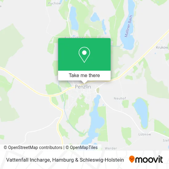 Vattenfall Incharge map