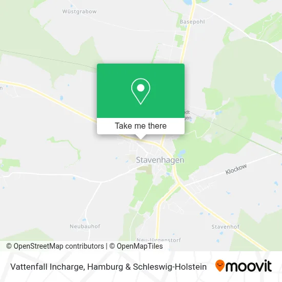 Vattenfall Incharge map