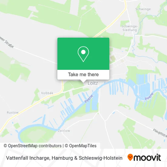 Vattenfall Incharge map