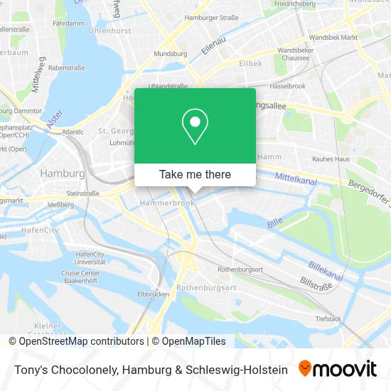 Tony's Chocolonely map