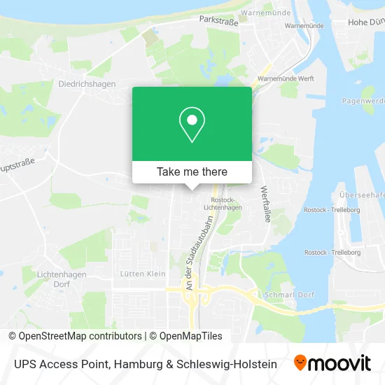 Ups Access Point map