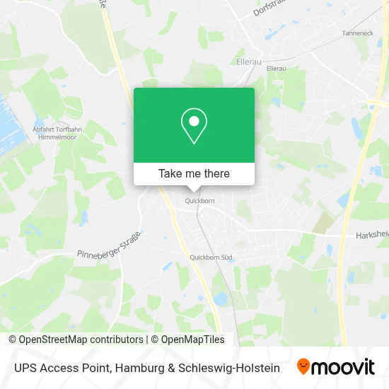 Ups Access Point map
