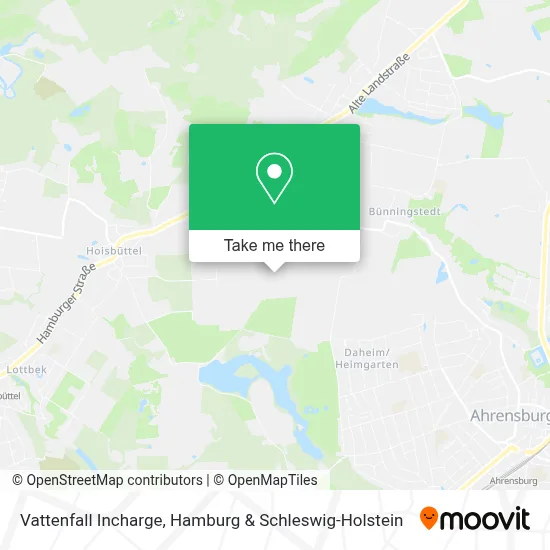 Vattenfall Incharge map