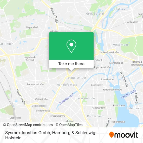 Sysmex Inostics Gmbh map