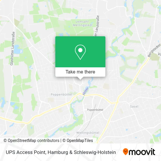 Ups Access Point map