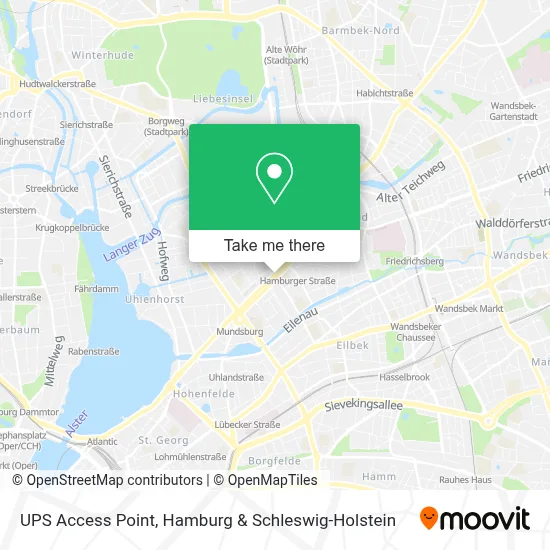 Ups Access Point map