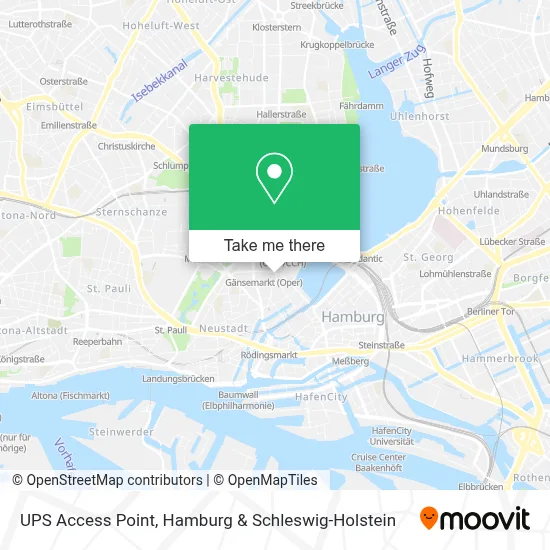 Ups Access Point map