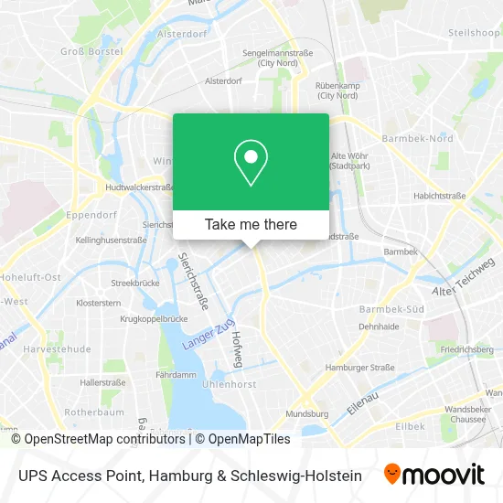 Ups Access Point map