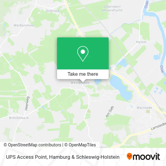 Ups Access Point map