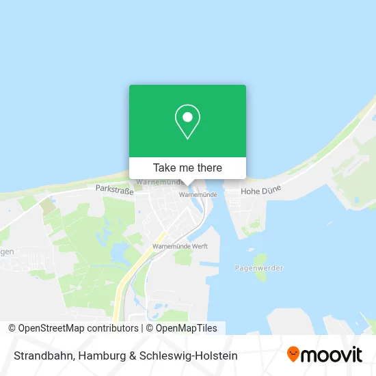 Strandbahn map