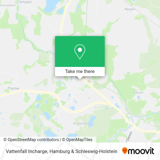 Vattenfall Incharge map