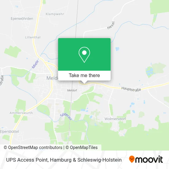 Ups Access Point map