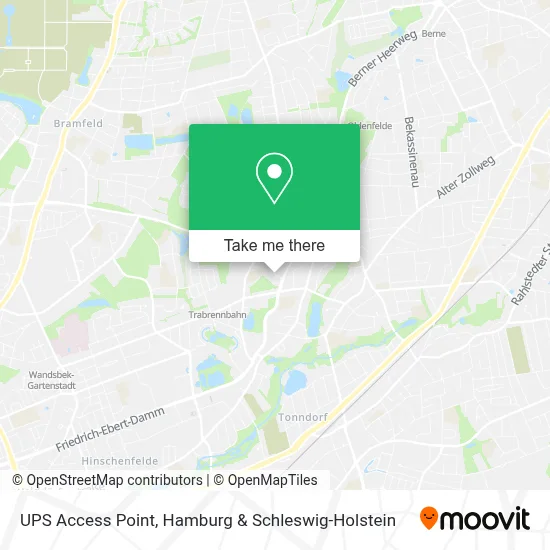 Ups Access Point map